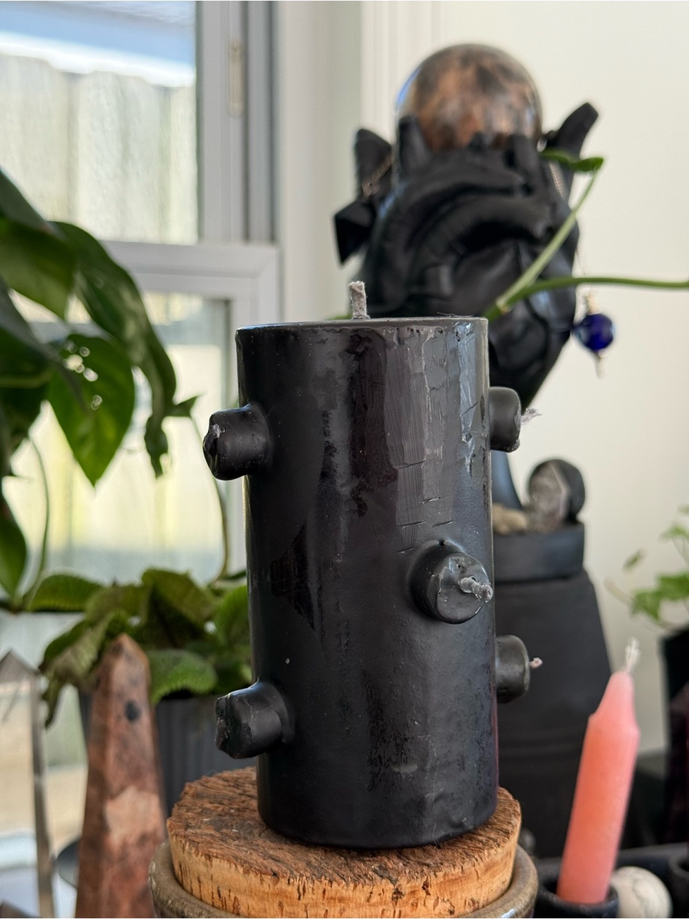 Protection hex breaker candle for spells rituals witchcraft and home protection
